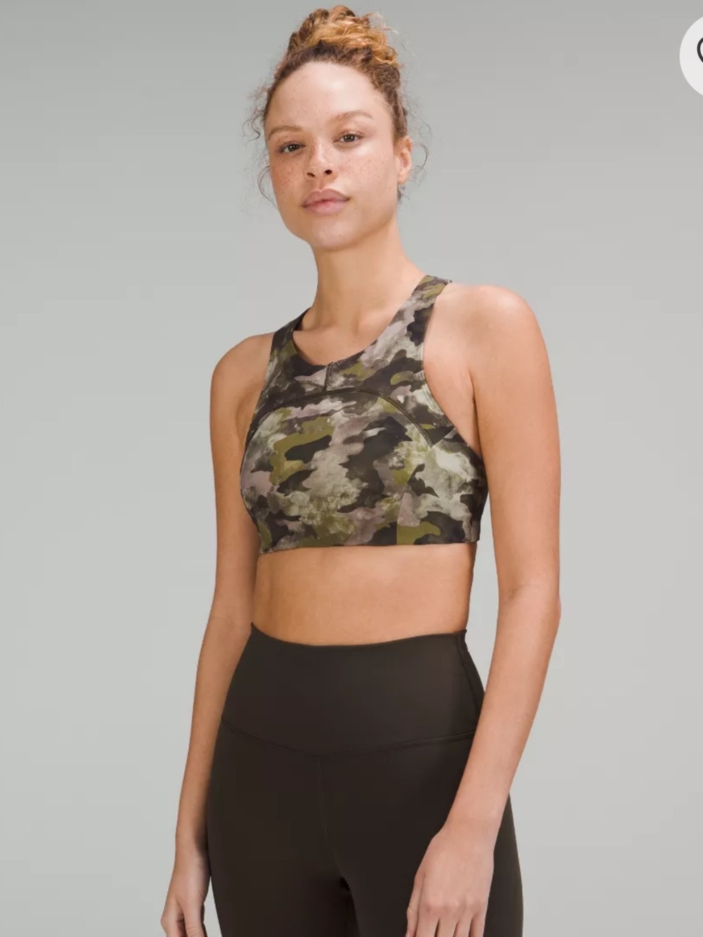 Lululemon Tough Train High Neck Sports Bra
